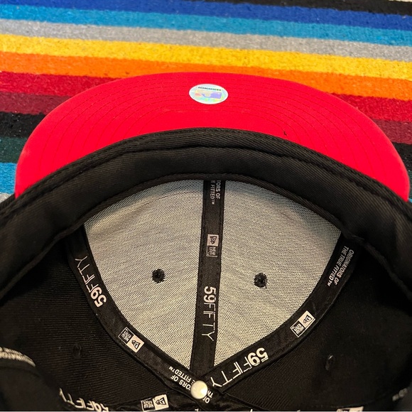 New Era 59FIFTY Atlanta Braves fitted hat size 7 5/8 100% wool - Picture 15 of 15